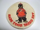Vintage A w Round Root Beer Cloth Patch