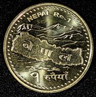 Nepal Monarchy Coinage    2064  2007  Rupee Gem Bu Km  1204 Random Pick  1 Coin 