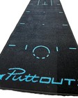 Golf Putting Mat With Carrying Bag Puttout Pro - Available In Blue black
