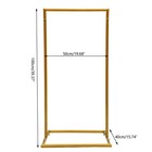Gold Square Metal Arch Rack Backdrop For Weddings Graduation Party Venue Decor