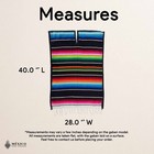 Traditional Mexican Sarape Gaban Poncho     Handmade Ethnic Blanket Style