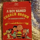 Charles M  Schulz A Boy Named Charlie Brown Paperback Illustrated Inscribed 1971