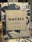 4 Pkgs Williamsburg Waverly Lightfoot Porcelain Floral Lined Ascot Valance 52x20
