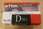 Tdk D90 Usa Dynamic Blank Audio Cassette Tape  sealed  New 