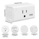 Smart Plug  Mini Smart Wifi Outlet Compatible With Alexa  Google Assistant 2 pk