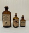 Antique Apothecary Bottle Collection With 1885 Parker Davis Hypodermic Syringe