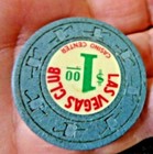 Vintage Casino 1  Chip Collectors Item Las Vegas Club Casino Center Nevada