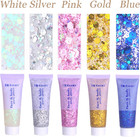 Face Body Glitter  Hair Glitter Sparkles Chunky Face Glitter Gel For Girls Makeu