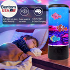 Bubble Fish Lamp Ocean Sensory 8 Color Changing Led Fish Night Light mini Fish A