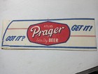 Atlas Prager   Chicago Vintage Advertising Folding Hat Beer Vendor Hat