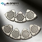 3 7pcstriangular Oscillating Sanding Pad For Dry Grinding Concrete Stone Edges