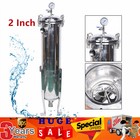 2  Npt Bag Filter Housing 150 Psi 304 Stainless Steel In out  2 Bag With Meshus