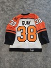 1985-86 Philadelphia Flyers  Paul Guay Eagle Game Issued Not Worn Jersey 