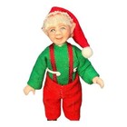 Miniature Dollhouse 1 12 Scale Porcelain Christmas Elf Santa s Helper - Cd6