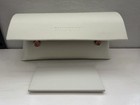 Burberry Women   s White Soft Leather Sunglass Case With Mag Snap Closure W cloth