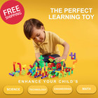 Stem Building Blocks Toy For Kids  Educational Toddlers Preschool Brain Toy Kit 