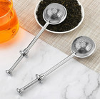 1 Pc 304 Stainless Steel Hanging Tea Strainer Pipe Design Loose Leaf Filter