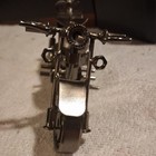 Metal Motorcycle Sculpture Collectible Handmade Art