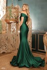 Never Worn  Jessica Angel Ja721  Hunter Green  Size xl - Long  Satin Texture