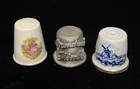 Grandma s Thimble Pewter Metal Thimble Vintage Rose    2 Others  Collection
