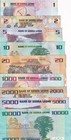 Sierra Leone Set 9 Unc 1 2 5 10 20 1000 2000 5000 10000 Leones 2020-2022 P 30-38