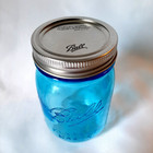 Blue Ball Mason Jar  Pint Size   American Heritage   Collector s Edition Lid