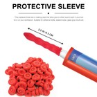  34 Pcs Sealed Cap Needle Set Sealer Cover Caulk Lids Glass Glue Mouth