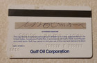 Vintage 1987 Gulf Card Gasoline Charge Card Credit Expired Feb  1988