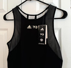New Adidas Roland Garros Paris Rgy3 Black Tank Top Tennis Y-3 Women s Size Med