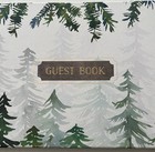 Rock Point Guest Book Woodland Tree Theme Illustrations Hb New Unused