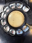Vtg Bell System Western Electric Telephone Black F1 Rotary Desk Phone1940s Read