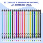 20 Pack Puppy Collars For Small Puppies Litter Safety Buckle Soft Nylon Whelping