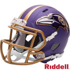  purple Rising  Baltimore Ravens Alternate  Speed Mini Nfl Football Helmet 