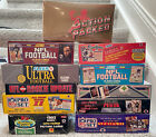 Factory Sealed Lot Of Vintage Unopened Nfl Football Cards In Packs 54  Cards