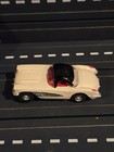 Vintage Aurora Vibrating Slot Car 1960 Black Hard Top White Body Corvette