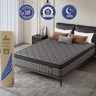 Enshui 12 14 Inch Cooling Hybrid Mattress - Medium Firm  Gel Memory Foam  Pocket