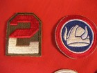 Vintage Wwii Era Original Lot Of 7 Us Army Patches