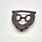 Cast Iron Trivet Sad Iron W h  Howell Geneva Footed Usa Antique Farmhouse Decor