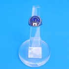 Vintage Disneyland Castle Ring Blue Enamel Adjustable Walt Disney Prod Jewelry