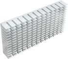 2pcs Silver Color Heat Sink 80x40x11mm Aluminum Heat Sink Radiator Cooler With T