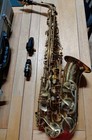 Mbag Saxophone Alto Brass Musical Instrument Gold  With Selmer Case