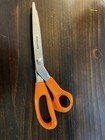 2- Fiskars Pinking Shears Scissors Orange Handle Zig Zag Cut For Crafts   Fabric