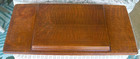 Singer Treadle Sewing Machine Flip-top Tabletop   Tiger Stripe Grain Pattern