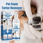 Pet Dental Tartar Remover Spray  Dog Cat Foam Teeth Clean Breath Freshener