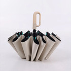 Windproof Automatic 16-rib Folding Umbrella 192 Fiber Large Rain Sun Uv Unisex