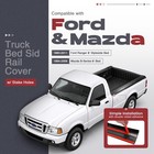Truck Bed Rail Caps 6  Bed W  Hole Pair For 1993-2011 Ford Ranger Mazda B-series