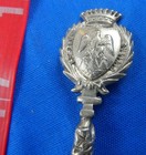 Below Melt- Nice France 4-3 8  Antique 800 Silver 16 9 Grams Souvenir Spoon