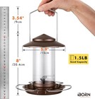  Bird Feeder Squirrel Proof Metal Squirrel Chew Proof Bird Feeders For Outdoors