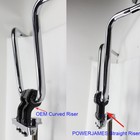 Cnc 1 25  Handlebar 3 5     Risers Kit For Harley Breakout Fxsb Fxbr Fxbrs Black