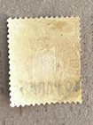 Great Britain Offices Turkish Empire 6   1893 40pa Surcharged Stamp   Used